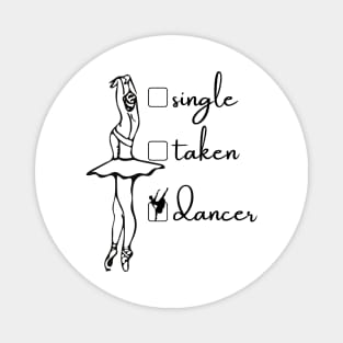 Funny Valentines design for dancers Magnet